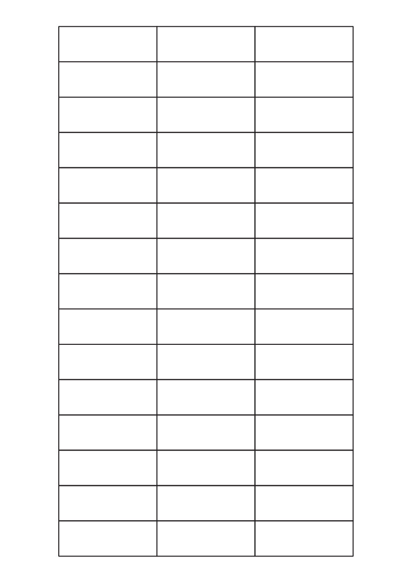 Rectangle labels 50mm x 18mm - Vinyl PVC Labels