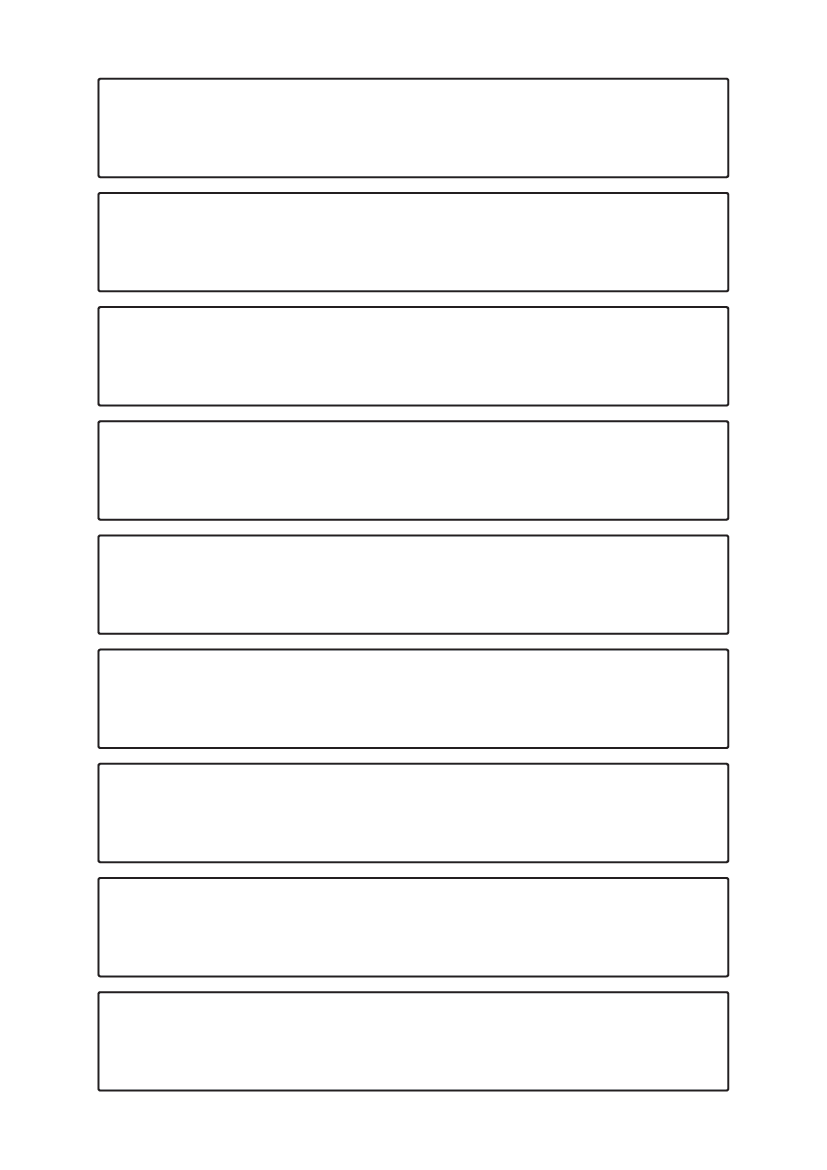 Rectangle labels 160mm x 25mm - Vinyl PVC Labels