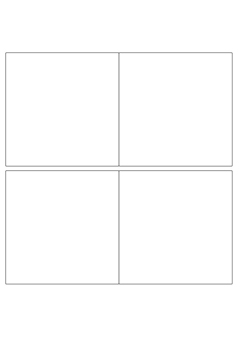 Rectangle labels 100mm x 100mm - Vinyl PVC Labels