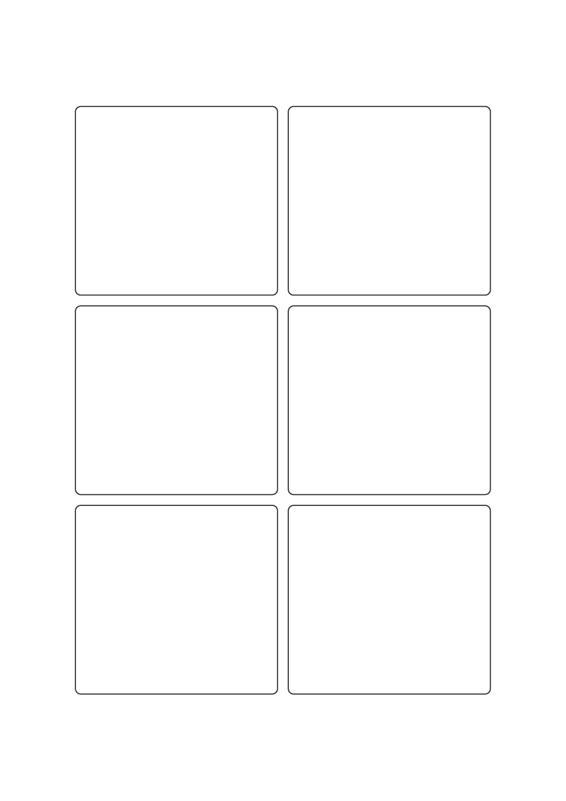 Rectangle labels 75mm x 70mm - Vinyl PVC Labels