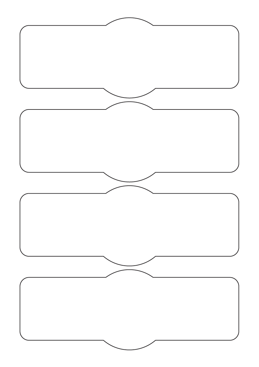 Bottle Labels 177.5mm x 65mm - White Paper Labels