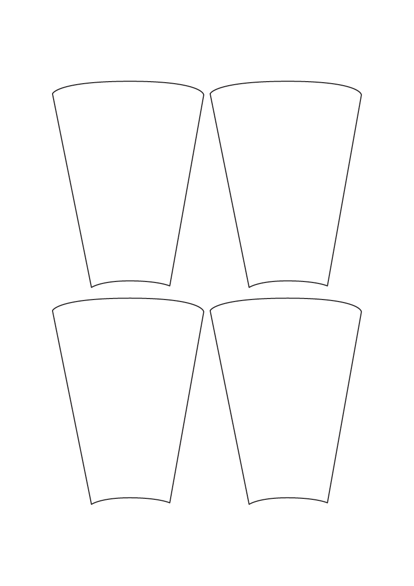 Bottle Labels 117.0mm x 82.8mm - Arch - White Paper Labels