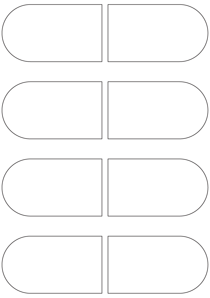Bottle labels 100mm x 57mm - Dome - White paper Labels