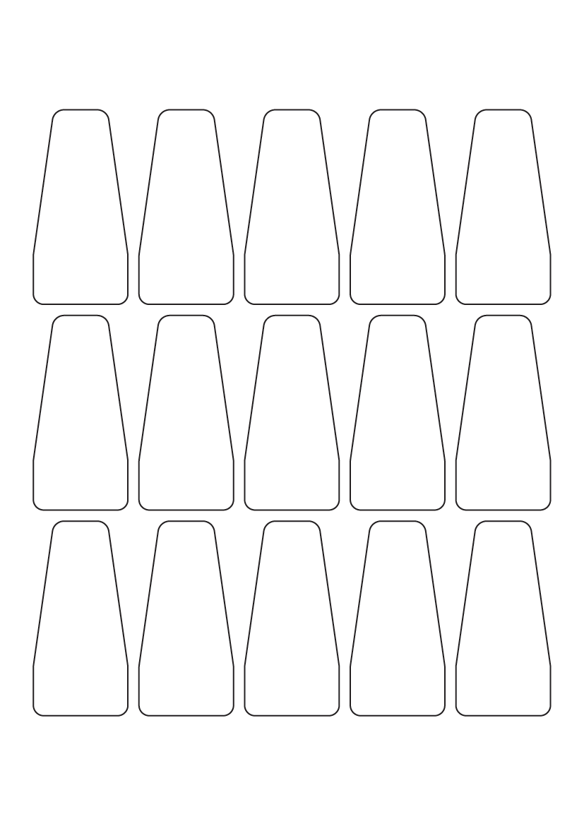 Bottle Labels 70mm x 34mm - White Paper Labels