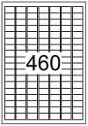 Custom Printed White Matt Paper Rectangle Labels - 25mm x 15mm