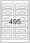 Audio Cassette labels - Synthetic Labels