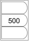 Bottle labels 195mm x 90mm - White Paper Labels