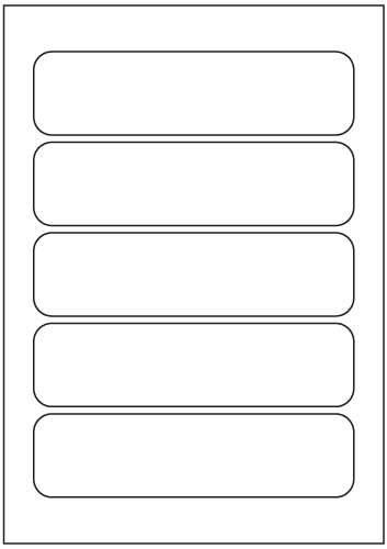 Rectangle Labels 177mm x 46mm - Synthetic Labels - Click Image to Close