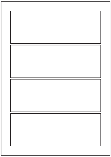 Rectangle Labels 174mm x 63mm - White Paper Labels - Click Image to Close
