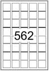 Square labels 33 mm x 33 mm - Fluorescent Paper Labels