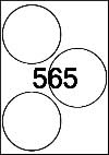 Circle Label 112 mm diameter - Vinyl PVC Labels