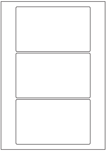 Rectangle Labels 150mm x 90mm - White Paper Labels