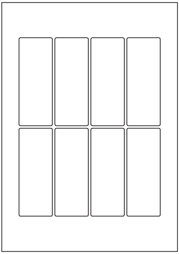 Rectangle Labels 105mm x 40mm - Speciality Paper Labels