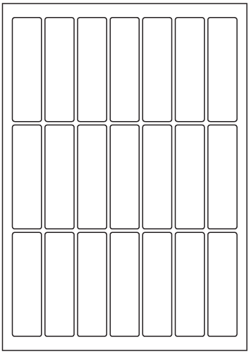 Rectangle Labels 89mm x 25mm - White Paper Labels - Click Image to Close