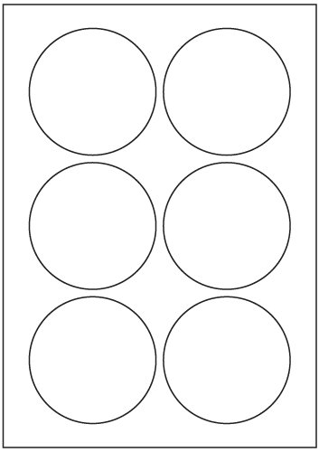 Circle Labels 85mm diameter - Speciality Paper Labels