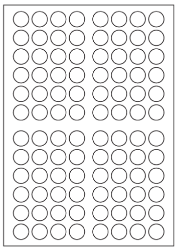 Circle Labels 19mm diameter - Speciality Paper Labels