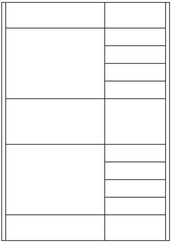 Mixed Rectangles Labels - White Paper Labels