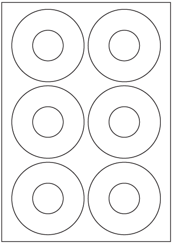 CD Labels 90mm diameter - Speciality Paper Labels