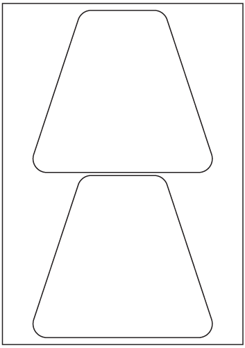 Bottle Labels 156.6mm x 141.1mm - Speciality Paper Labels