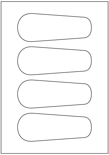 Bottle labels 145mm x 55mm - Synthetic Labels