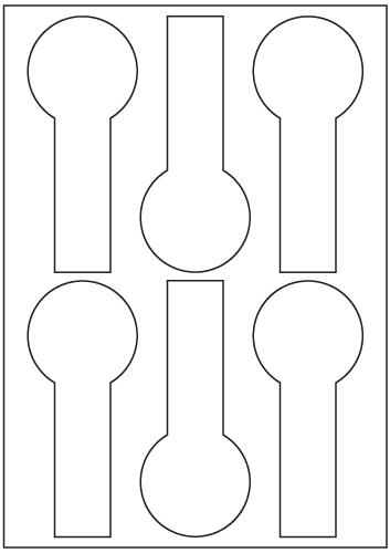 Bottle Labels 140.3mm x 60mm Jar Seal - Fluorescent Paper Labels