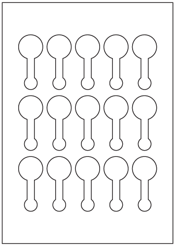 Bottle Labels 67.5mm x 30mm - Jar Seal - White Paper Labels