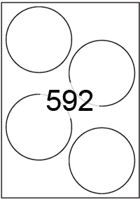 Circle Labels 100 mm diameter - Speciality Paper Labels