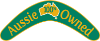 Aussie Owned Logo - Proud to be Australian