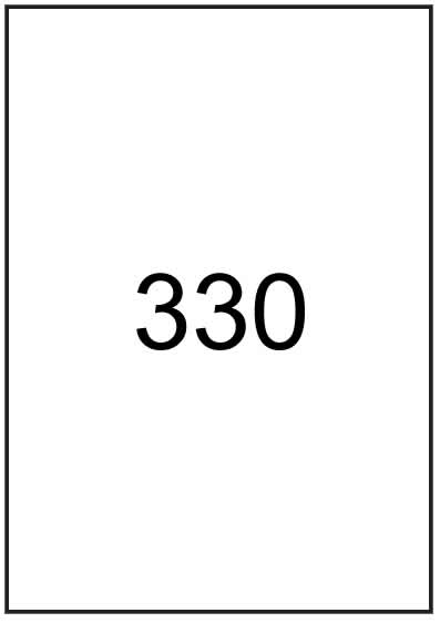 210 mm x 295.2 mm - White Economy Labels - Click Image to Close