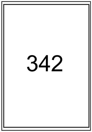 Rectangle Labels 200 mm x 283 mm - White Paper Labels - Click Image to Close