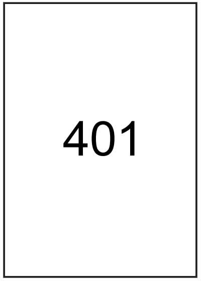 Custom Printed White Matt Paper Rectangle Labels 210mm x 295.2mm - Click Image to Close