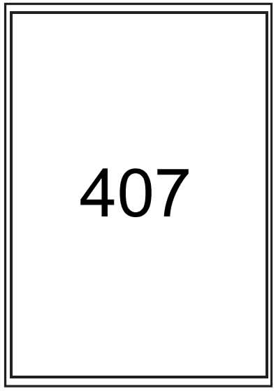 Custom Printed White Matt Paper Rectangle Labels - 200mm x 283mm - Click Image to Close