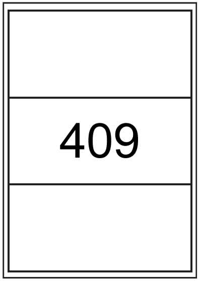 Custom Printed White Matt Paper Rectangle Labels - 200mm x 94mm - Click Image to Close