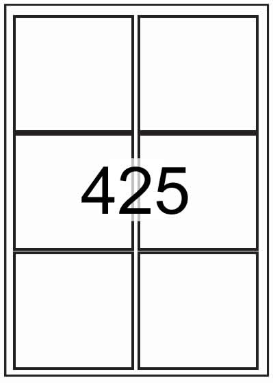 Rectangle Labels 95 mm x 93 mm - Speciality Paper Labels - Click Image to Close