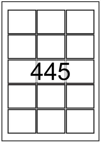 Rectangle Labels 60 mm x 50 mm - White Paper Labels - Click Image to Close