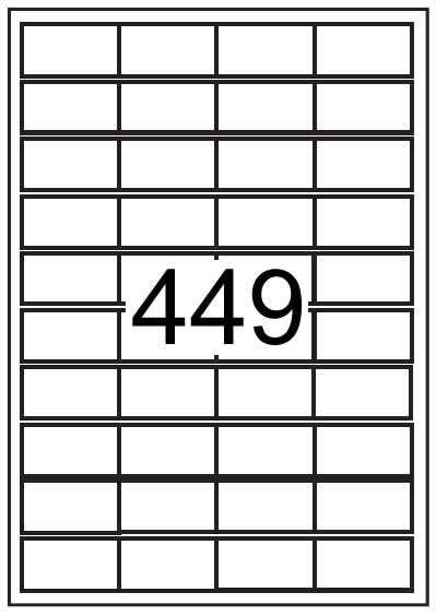 Rectangle Labels 48.5mm x 25.4mm - Speciality Paper Labels - Click Image to Close