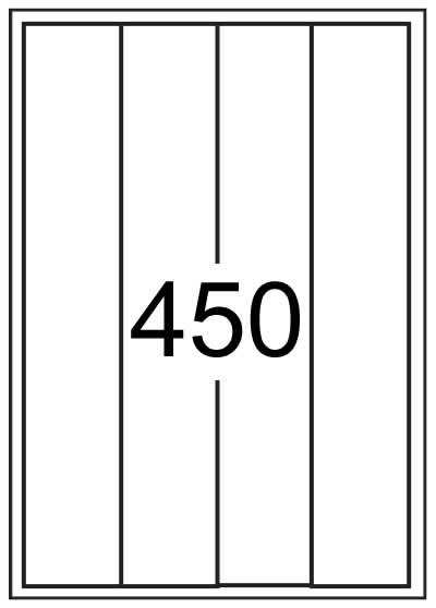 Rectangle Label 48 mm x 284 mm - Vinyl PVC Labels - Click Image to Close