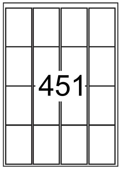 Rectangle Labels 48 mm x 71 mm - White Paper Labels - Click Image to Close