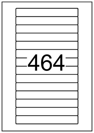 Rectangle Labels 145mm x 19mm - Vinyl PVC Labels - Click Image to Close