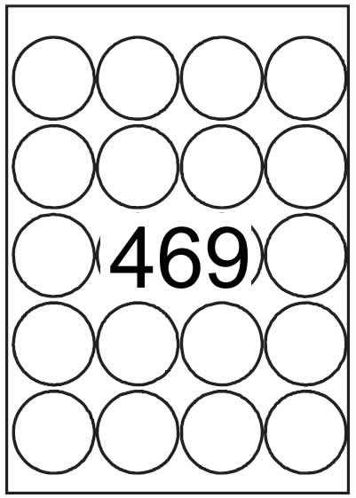 Circle label 50mm diameter - Speciality Paper Labels - Click Image to Close