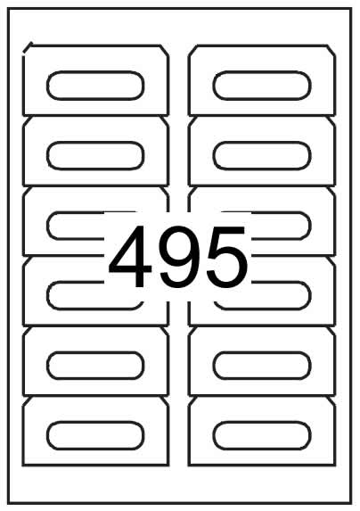 Audio Cassette labels - White Paper Labels - Click Image to Close