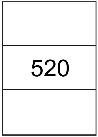 Rectangle Labels 210mm x 98.4mm - Synthetic Labels - Click Image to Close