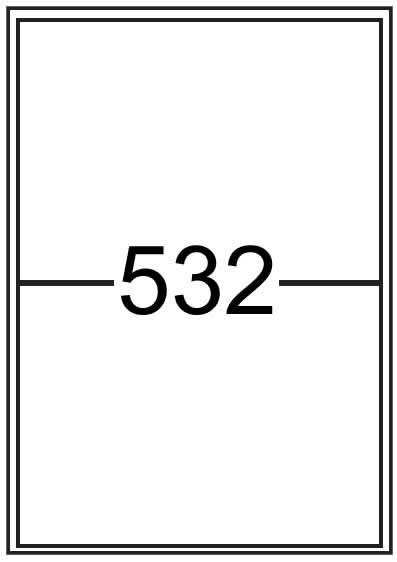 Rectangle Labels 199.6mm x 43.5mm Fluorescent Brand Compatible - Click Image to Close