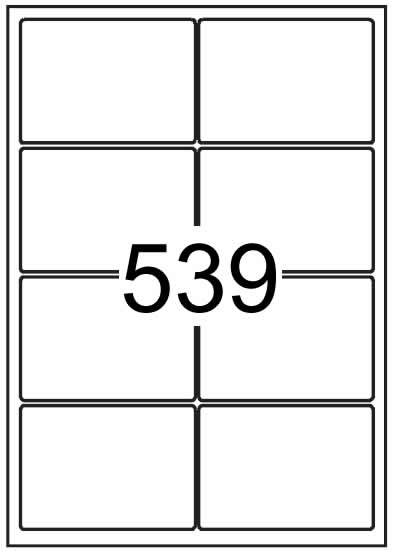 Rectangle Labels 97 mm x 68 mm - Speciality Paper Labels - Click Image to Close