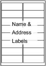 Name & Address Labels