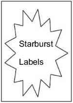 Starburst labels