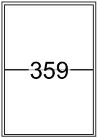 Rectangle Label 199.6 x 143.5mm - White Economy Brand Compatible