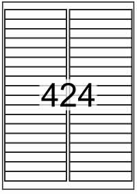 Rectangle Labels 97 mm x 15 mm - Speciality Paper Labels