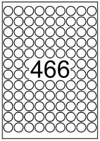 Circle label 20mm diameter - Speciality Paper Labels