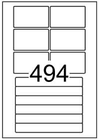 Rectangle Labels - Video Set Labels - Speciality Paper Labels